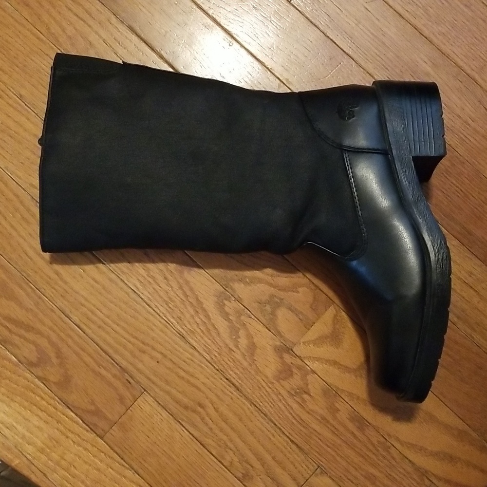 Totes Waterproof Black Boots Size 7.5 - Picture 2 of 7